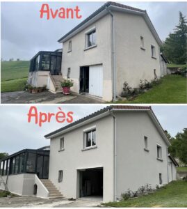 devis pour ravalement de façade à Sancoins